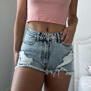 Forever 21 Distressed Denim Shorts